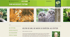 Desktop Screenshot of bund-naturschutz-stiftung.de