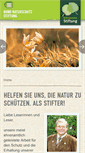 Mobile Screenshot of bund-naturschutz-stiftung.de